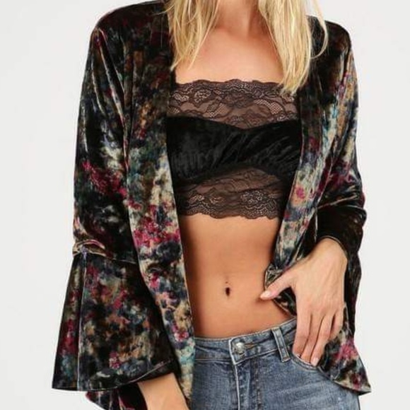 Vintage Velvets Floral Blazer Last One - Picture 4 of 4